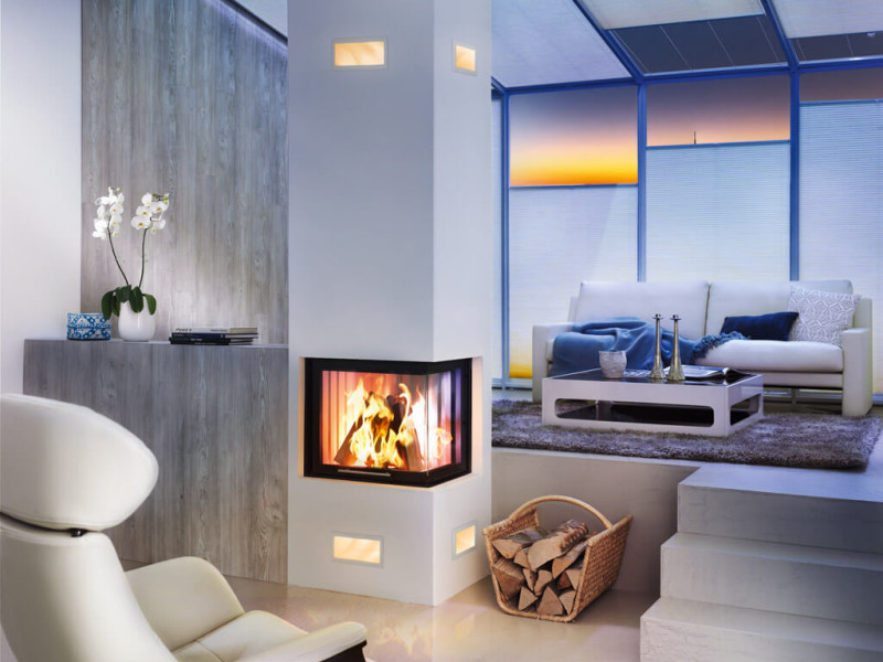 Moderner Kamin